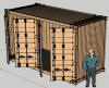 Container 13' portelloni laterali